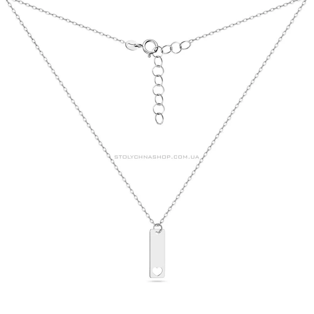 Золоте кольє Celebrity Chain в білому кольорі металу (арт. 352168б)