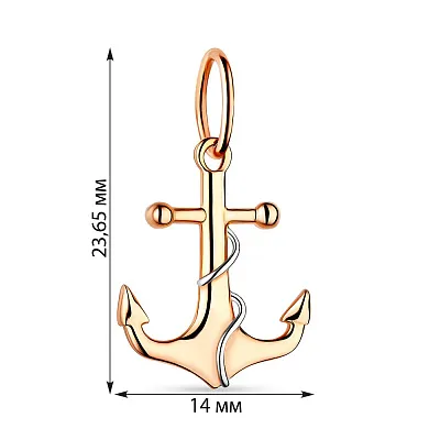 Підвіска з золота «Якір»  (арт. 424097)