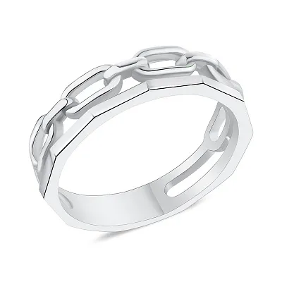 Двойное кольцо Trendy Style из серебра "Цепь"  (арт. 7501/5786)