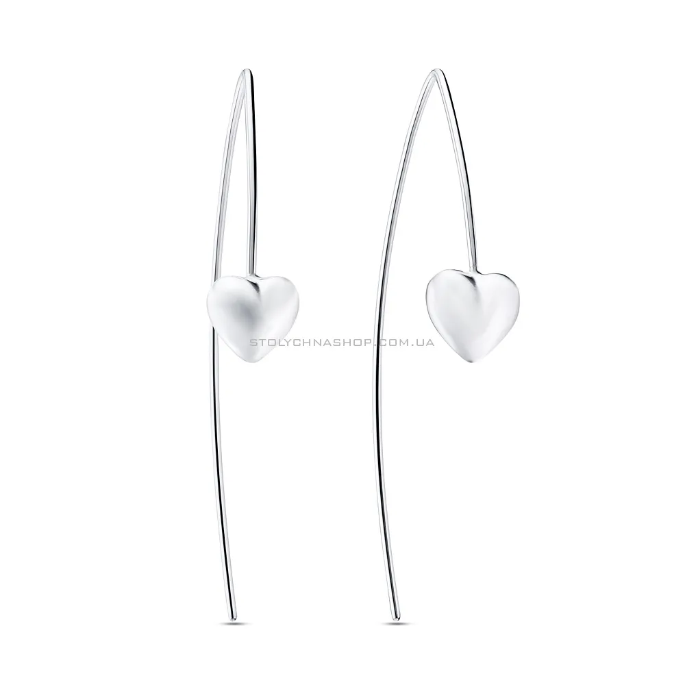 Срібні сережки скоби Trendy Style (арт. 7502/3189)