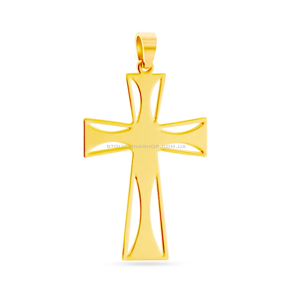 Хрестик з жовтого золота (арт. 440333ж)