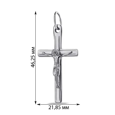 Крестик серебряный с распятием (арт. 7504/0067)