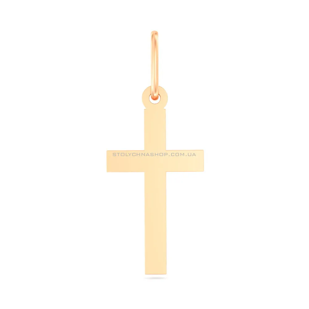Крестик из красного золота (арт. 440407/17)