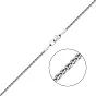 Цепочка из серебра плетения Спига квадратная  (арт. 0303503)