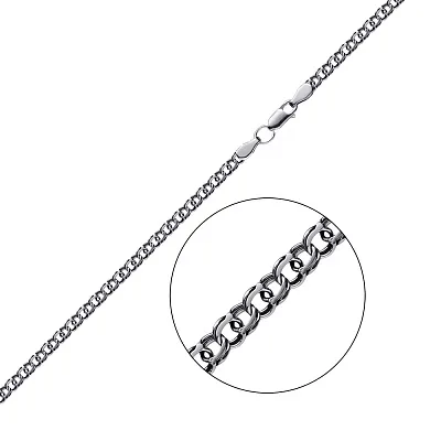 Цепочка из серебра в плетении Козацкий бисмарк (арт. 7908/1057/3-ч)