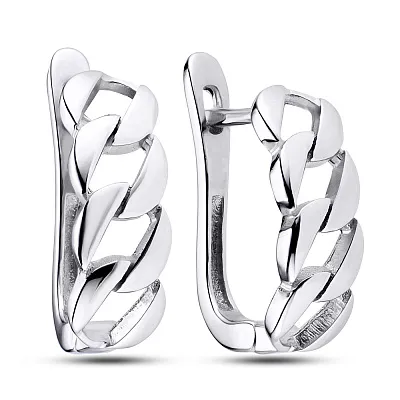 Срібні сережки Trendy Style без каменів (арт. 7502/3142)