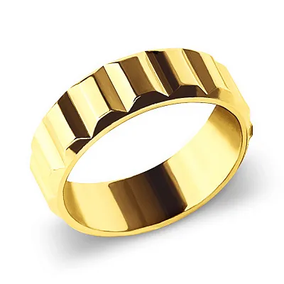 Женское золотое кольцо без камней (арт. 154286ж)