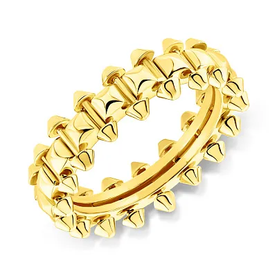 Кольцо из желтого золота без камней (арт. 155333ж)
