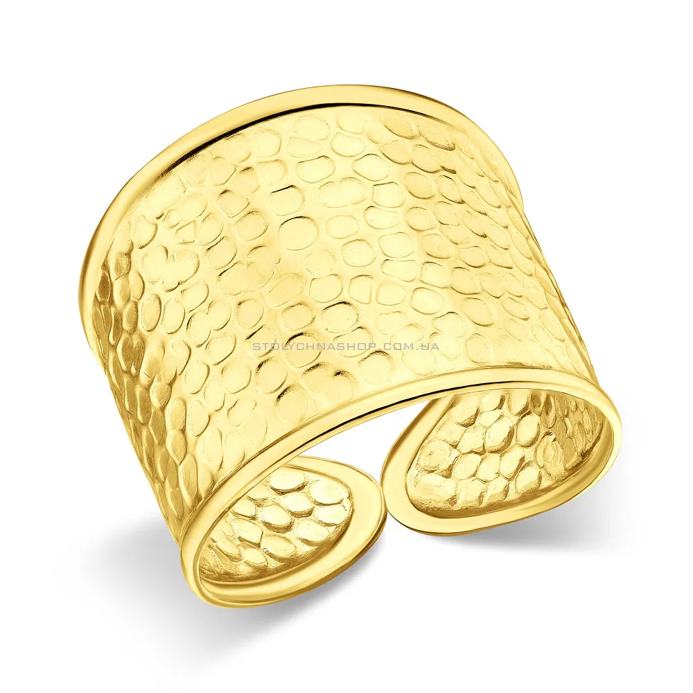 Золотое кольцо без камней (арт. 156278ж) - цена