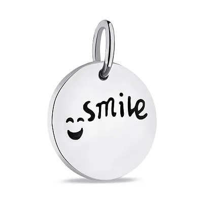 Срібний кулон Smile (арт. 7503/П2/1046)