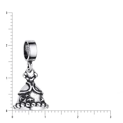 Срібний шарм підвіс «Сукня» (арт. 7903/2232)