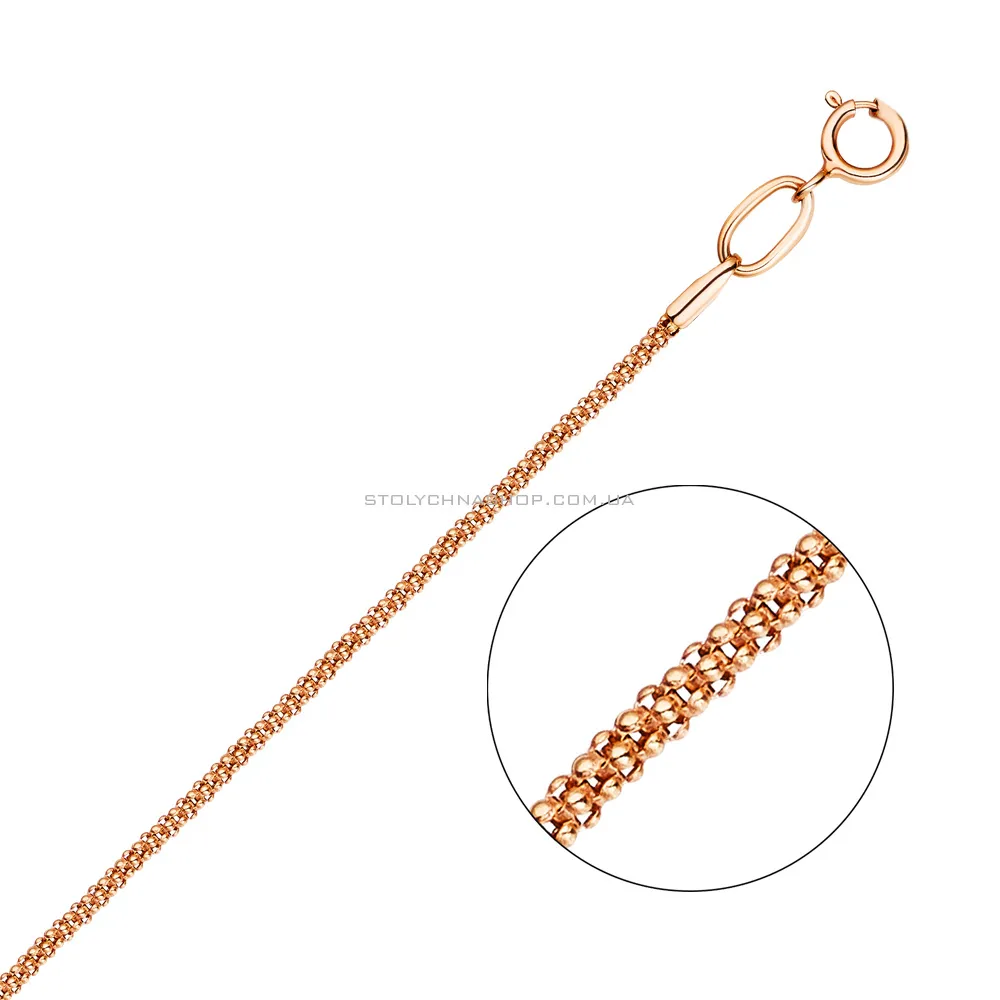 Золотий браслет плетіння Попкорн (арт. 310602) - цена