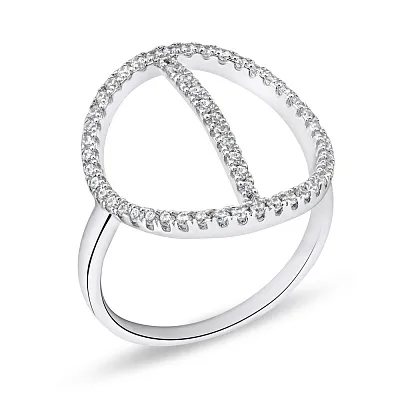 Серебряное кольцо с фианитами (арт. 05012350)