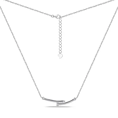 Колье из серебра с фианитами (арт. 7507/1178)