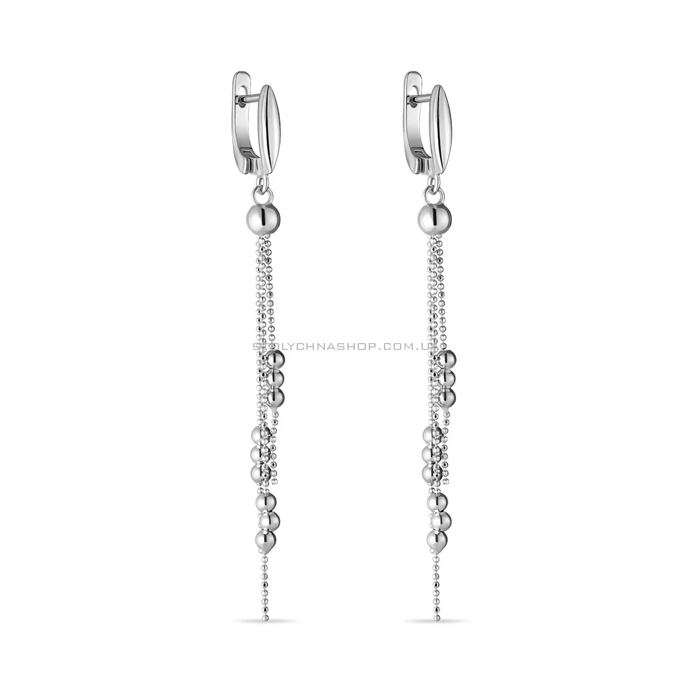 Сережки-підвіски зі срібла Trendy Style (арт. 7502/3853) - цена