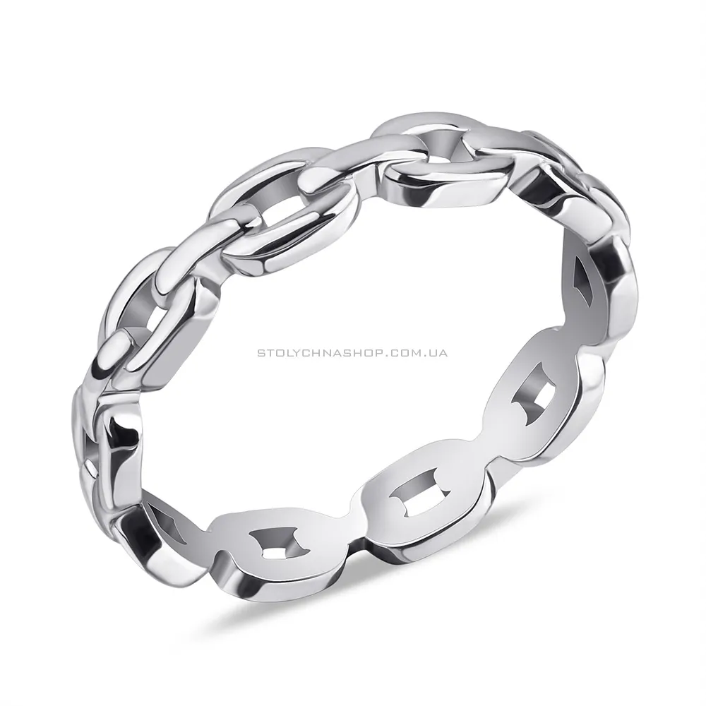 Каблучка зі срібла "Ланцюг" без вставок Trendy Style (арт. 7501/5509) - цена