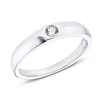Серебряное кольцо с фианитом (арт. 7501/3801)
