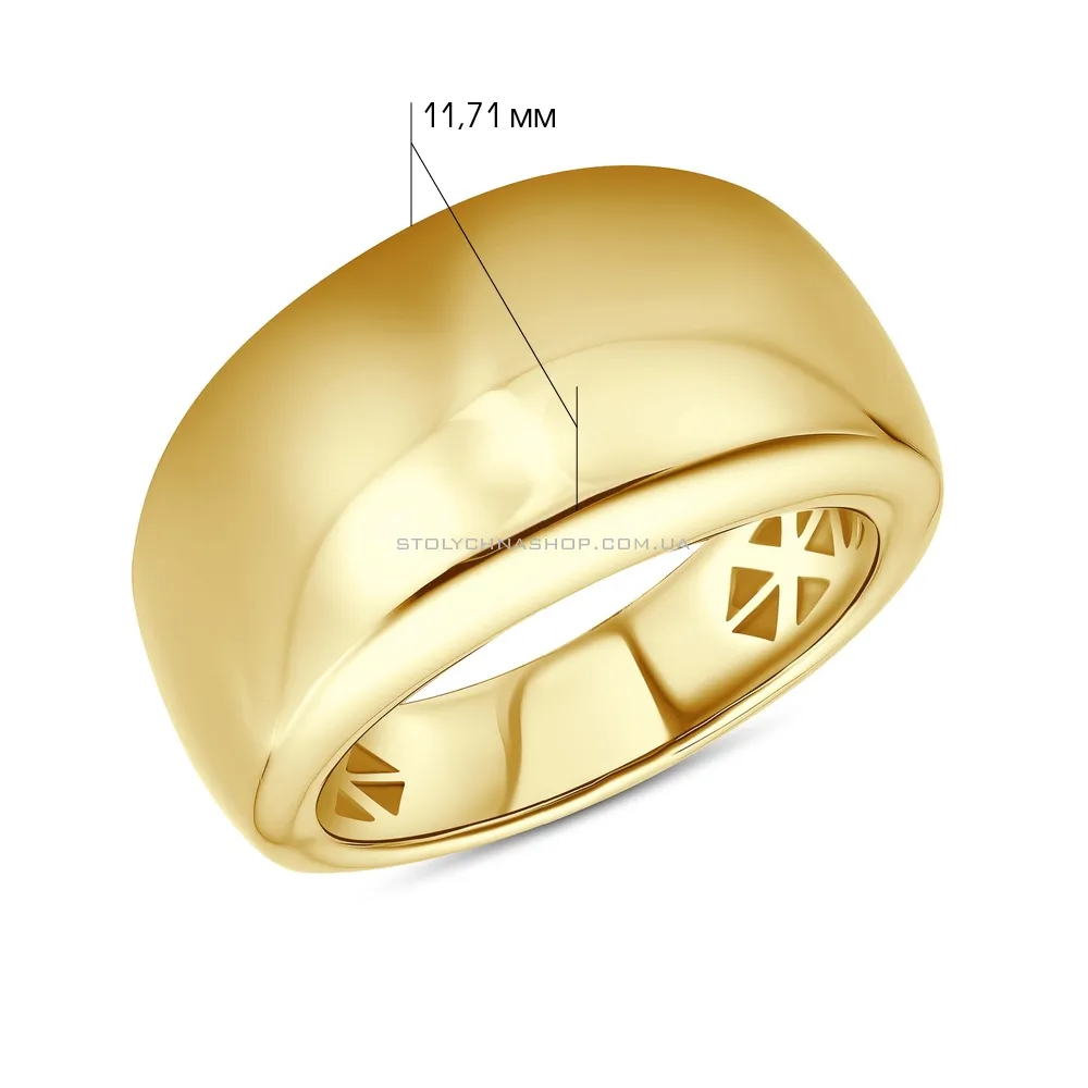 Золота каблучка Francelli в жовтому кольорі металу  (арт. е153993ж) - 2 - цена