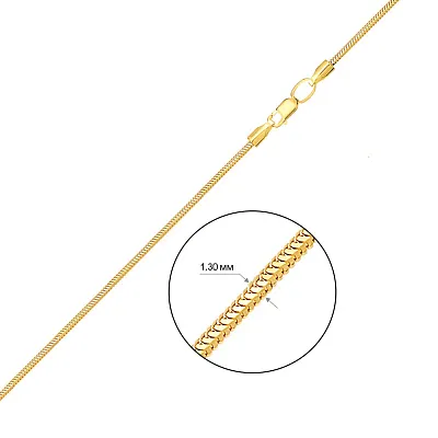 Золотая цепочка плетения Снейк (арт. 304207ж)
