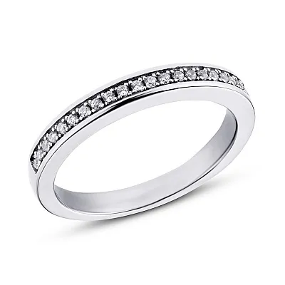 Серебряное кольцо с фианитами (арт. 7501/3692)