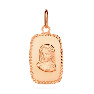 Золотая ладанка иконка "Дева Мария"  (арт. 422588)