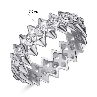 Серебряное кольцо с фианитами Trendy Style (арт. 7501/5116)