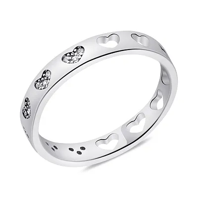 Серебряное кольцо с фианитами (арт. 7501/6612)