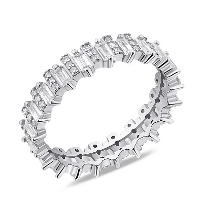 Серебряное кольцо с фианитами (арт. 7501/5943)