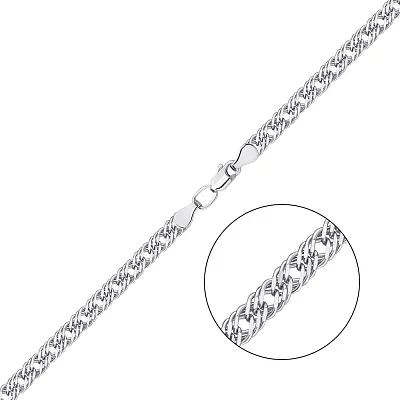 Ланцюжок зі срібла плетіння Ромб потрійний (арт. 7508/3-0316.40.2)