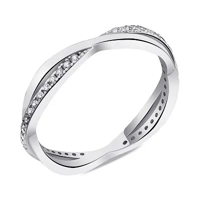 Серебряное кольцо с фианитами (арт. 7501/4552)