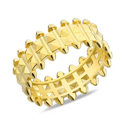 Кольцо из серебра Trendy Style с желтым родированием  (арт. 7501/5805ж)