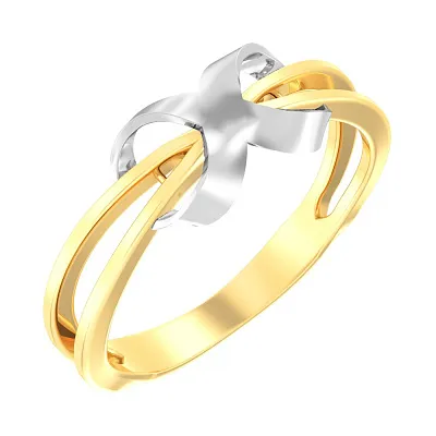 Золотое кольцо «Бесконечность»  (арт. 146000ж)