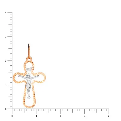 Хрестик золотий з розп'яттям (арт. 511211нрши)