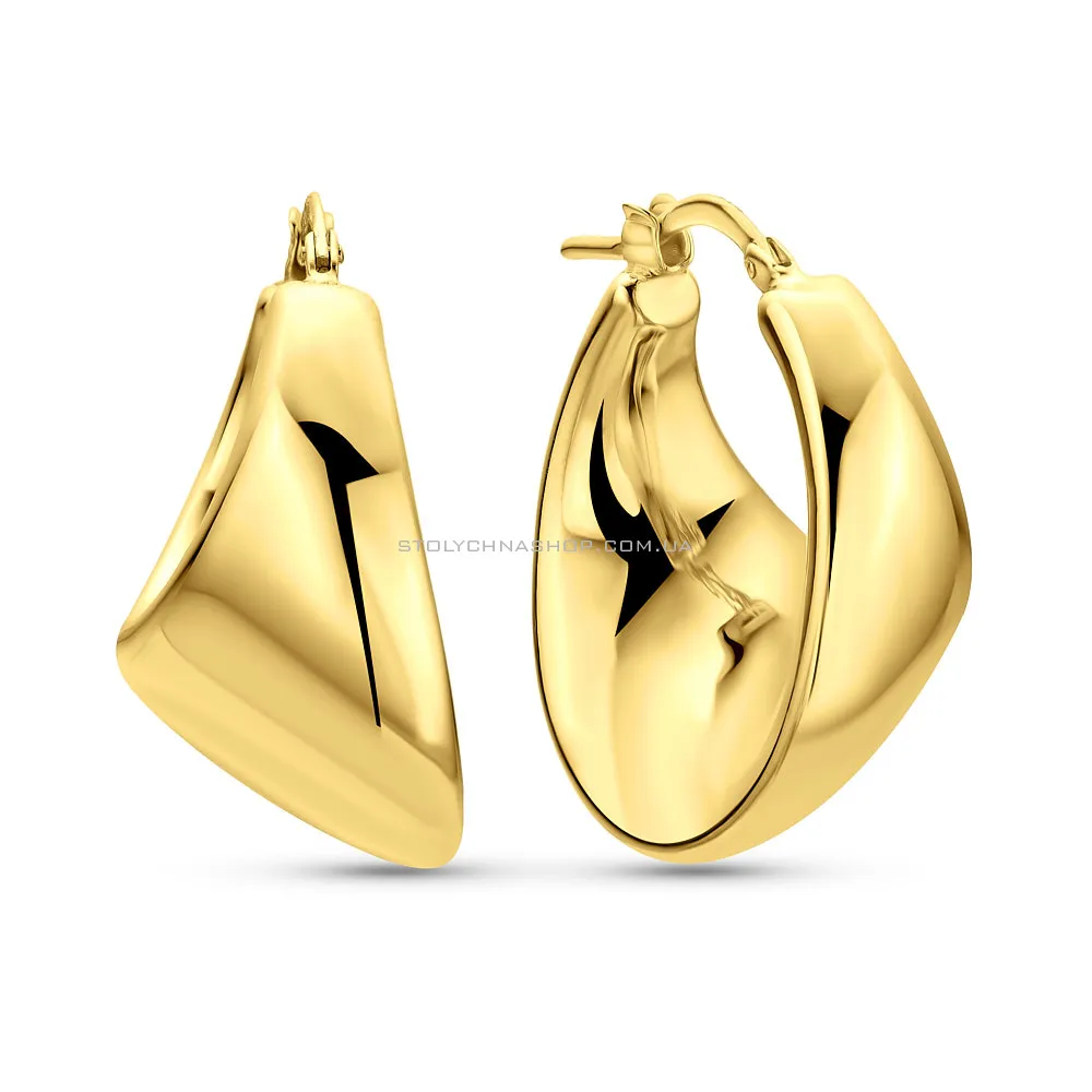 Золоті сережки Francelli в жовтому кольорі металу (арт. 109758/20ж) - цена