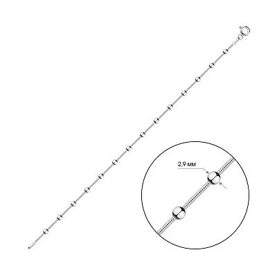 Срібний браслет (арт. 7509/4254)