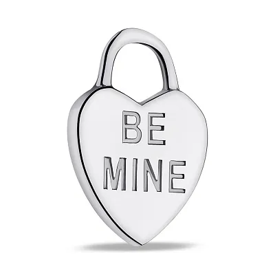 Серебряный подвес Be mine (арт. 7503/3108)