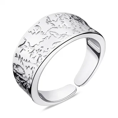 Безразмерное кольцо из серебра (арт. 7501/6504)