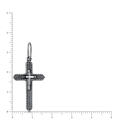 Серебряная подвеска-крестик (арт. 7903/80050)