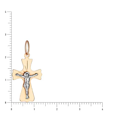 Золотий хрестик з розп'яттям (арт. 517000)