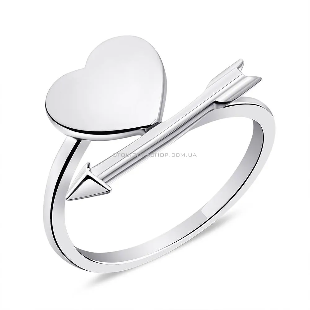 Кольцо из серебра без камней (арт. 7501/6095) - цена