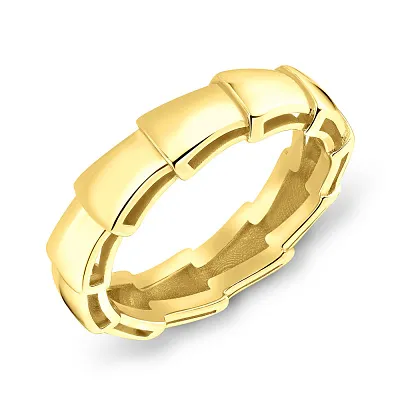 Кольцо из желтого золота без камней (арт. 155457ж)