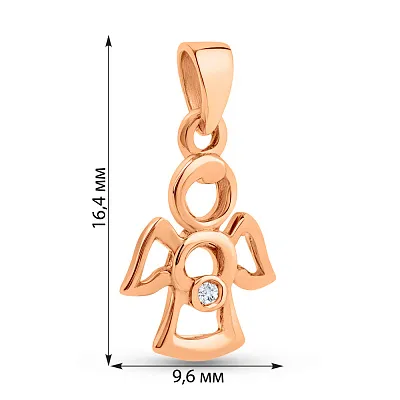 Золотой подвес Ангел (арт. 3101162101)