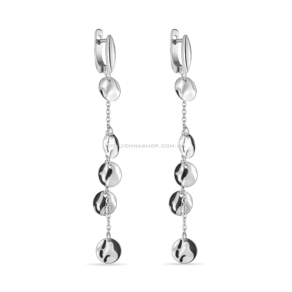 Серебряные серьги-подвески Trendy Style (арт. 7502/3848)