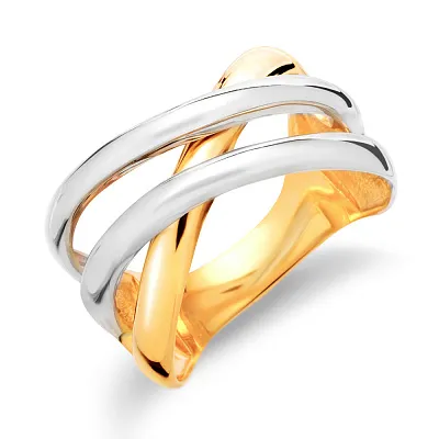 Женское золотое кольцо Синергия без камней (арт. 140609ж)