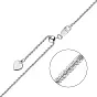 Срібний ланцюжок плетіння Акс (арт. 0301703з)