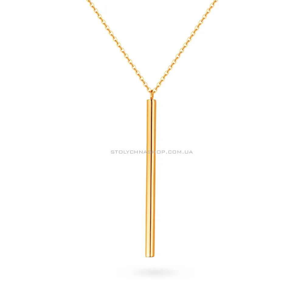 Колье Сelebrity chain золотое без камней (арт. 351178ж) - цена
