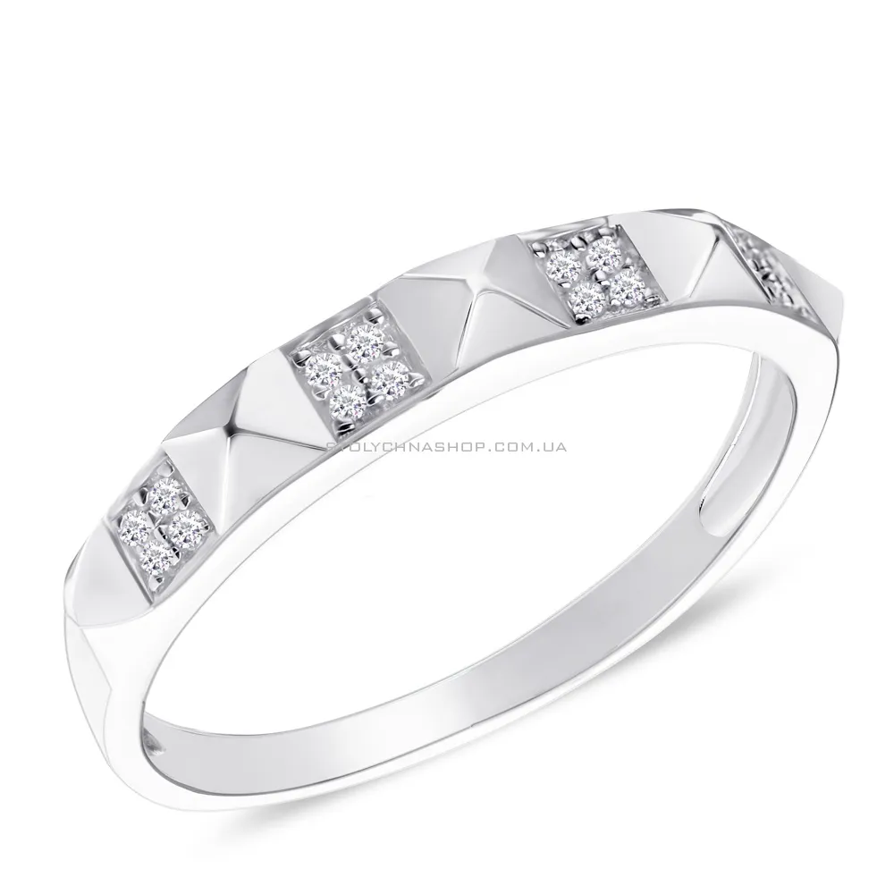 Серебряное кольцо с фианитами Trendy Style (арт. 7501/4230)