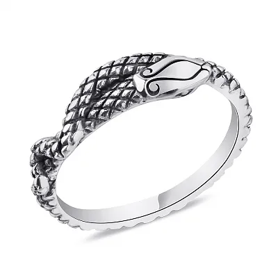 Серебряное кольцо "Змея" (арт. 7901/5893)