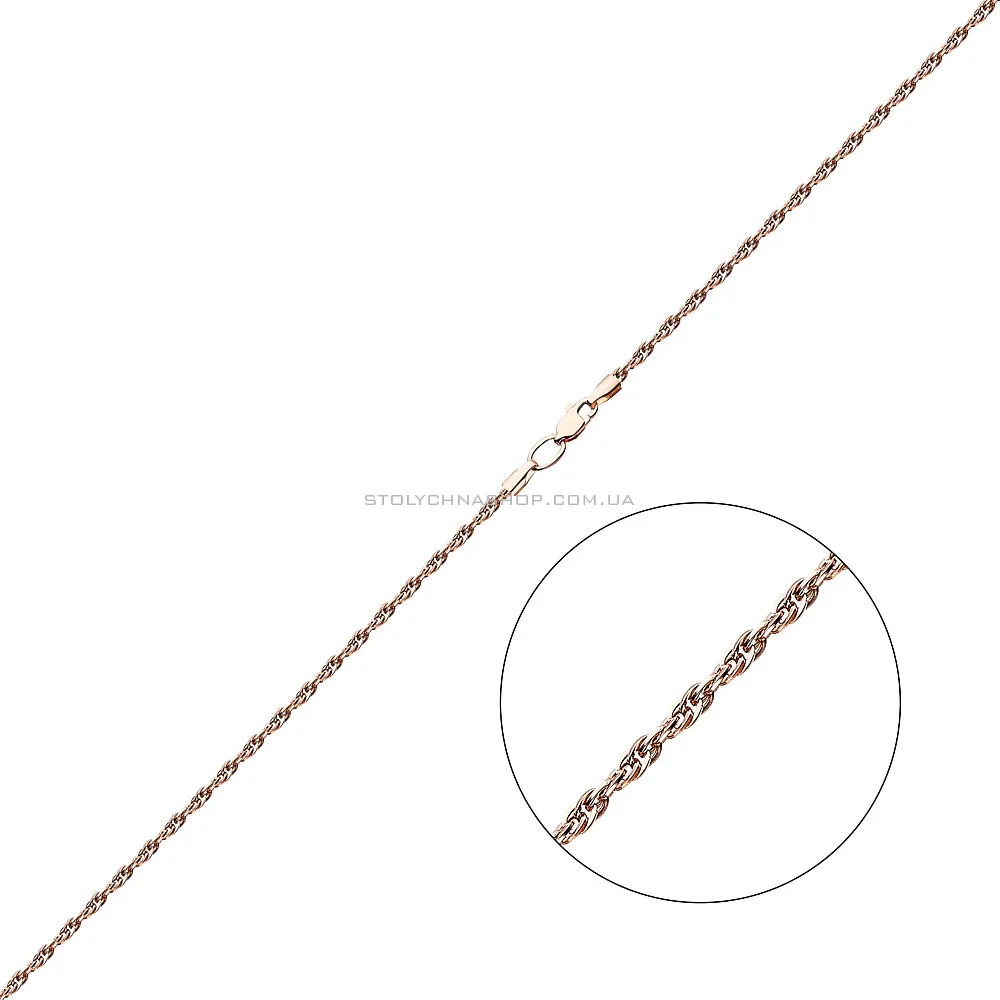 Золотий ланцюжок плетіння Мотузка (арт. 303305) - цена