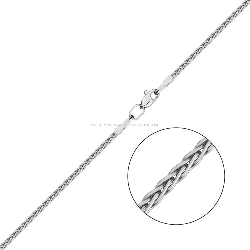 Срібний ланцюжок плетіння Спіга квадратна (арт. 0303506) - цена